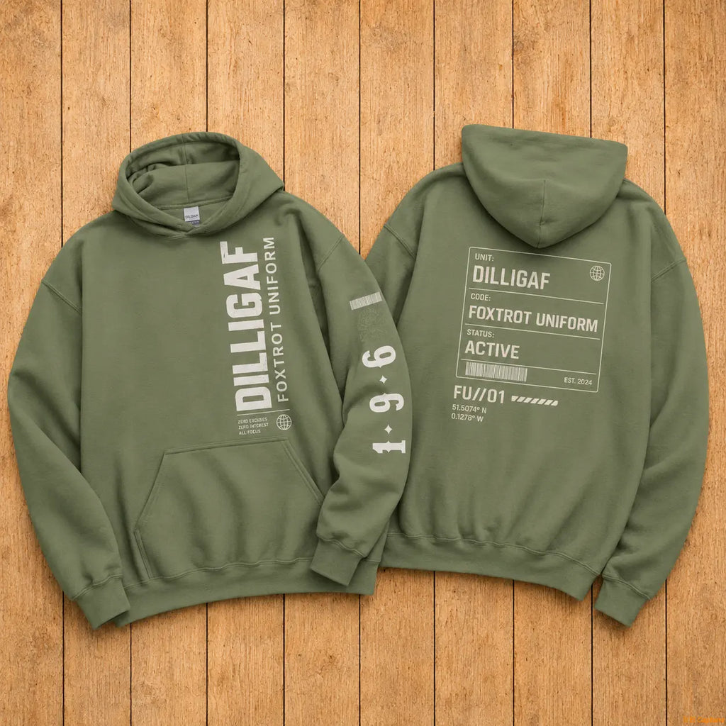 DILLIFU Hoodie - Caballeros – – military-green_dilligaffu_holz_905877da-ffc0-44d2-b83e-b7331413e2eb – El Capitano