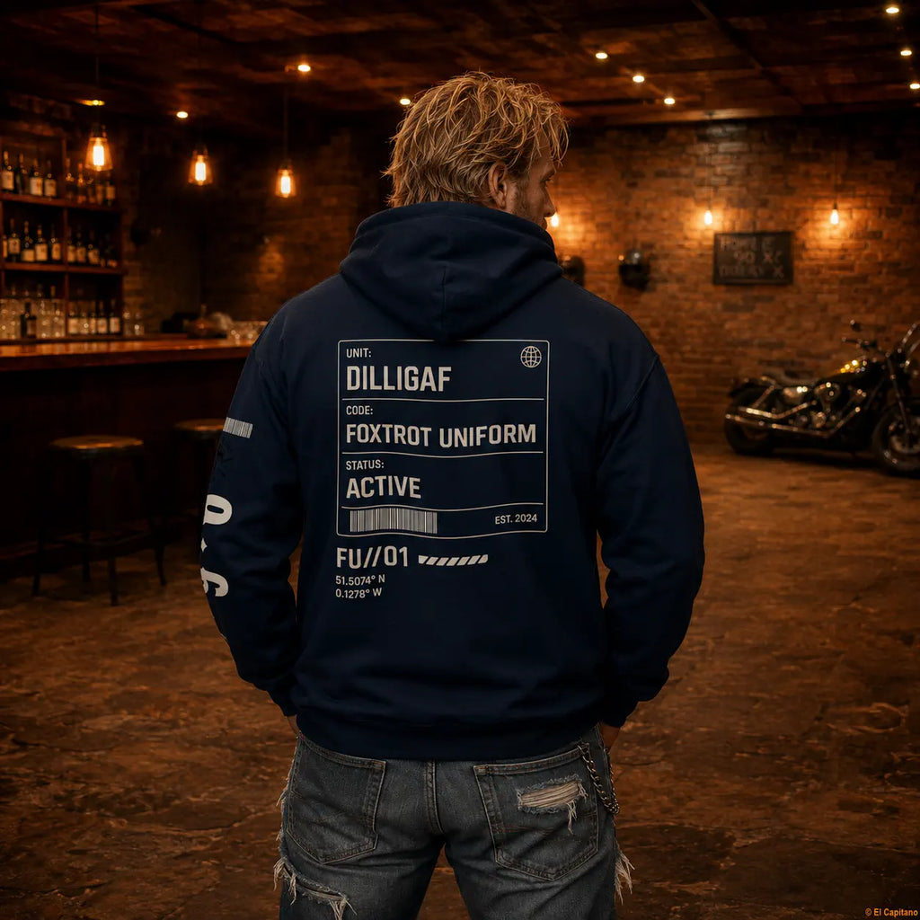 DILLIFU Hoodie - Caballeros – – navy_dilligaffu_heck_mann_d850dd16-c2d8-4db4-9b5a-ace86125f020 – El Capitano