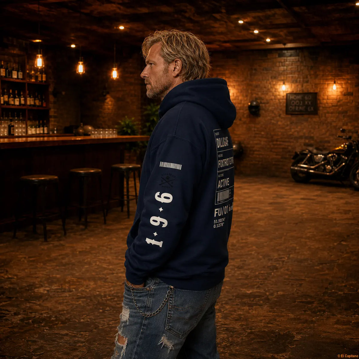 DILLIFU Hoodie - Caballeros – – navy_dilligaffu_seite_mann_dbd0543b-2503-44ac-876e-707752281835 – El Capitano