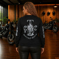 CTC Buffalo Rider Sweat Jacke – Señoras – – schwarzbackhalbbuffalobikerjfrau – El Capitano