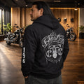 CTC Bikers Best Zip Hoodie – Caballeros – – schwarzlinksthalbbikersbestman – El Capitano