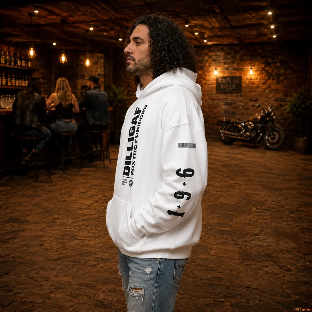 DILLIFU Hoodie - Caballeros – – white_dilligaffu_seite_mann_3bb9701c-a0cc-4121-b34e-26c4f2140382 – El Capitano